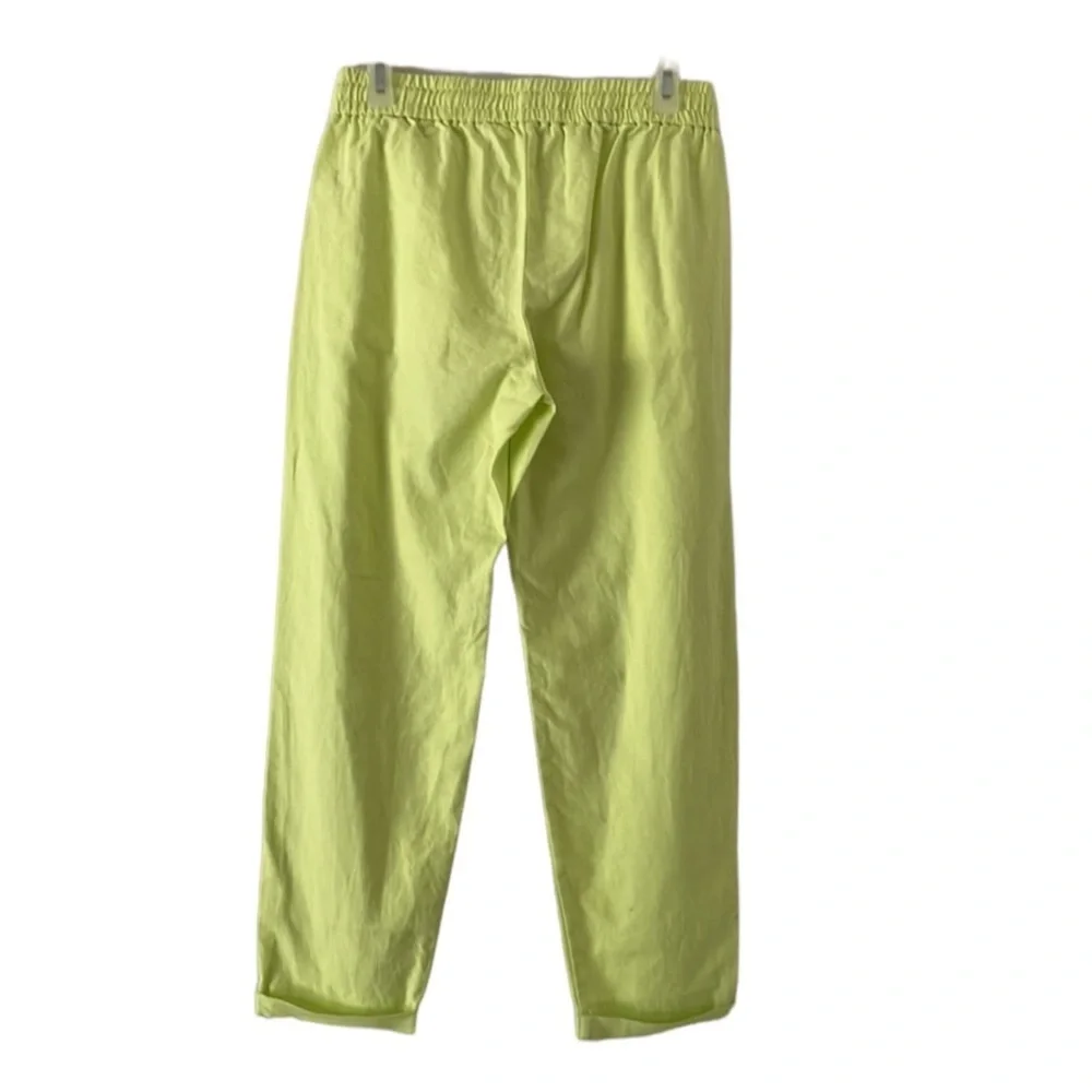 J. CREW Linen-Cotton Blend Drawstring Pant Size 8